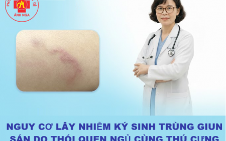 Trẻ Sưng Môi, Ngứa Da Có Phải Nhiễm Giun Sán Toxocara?
